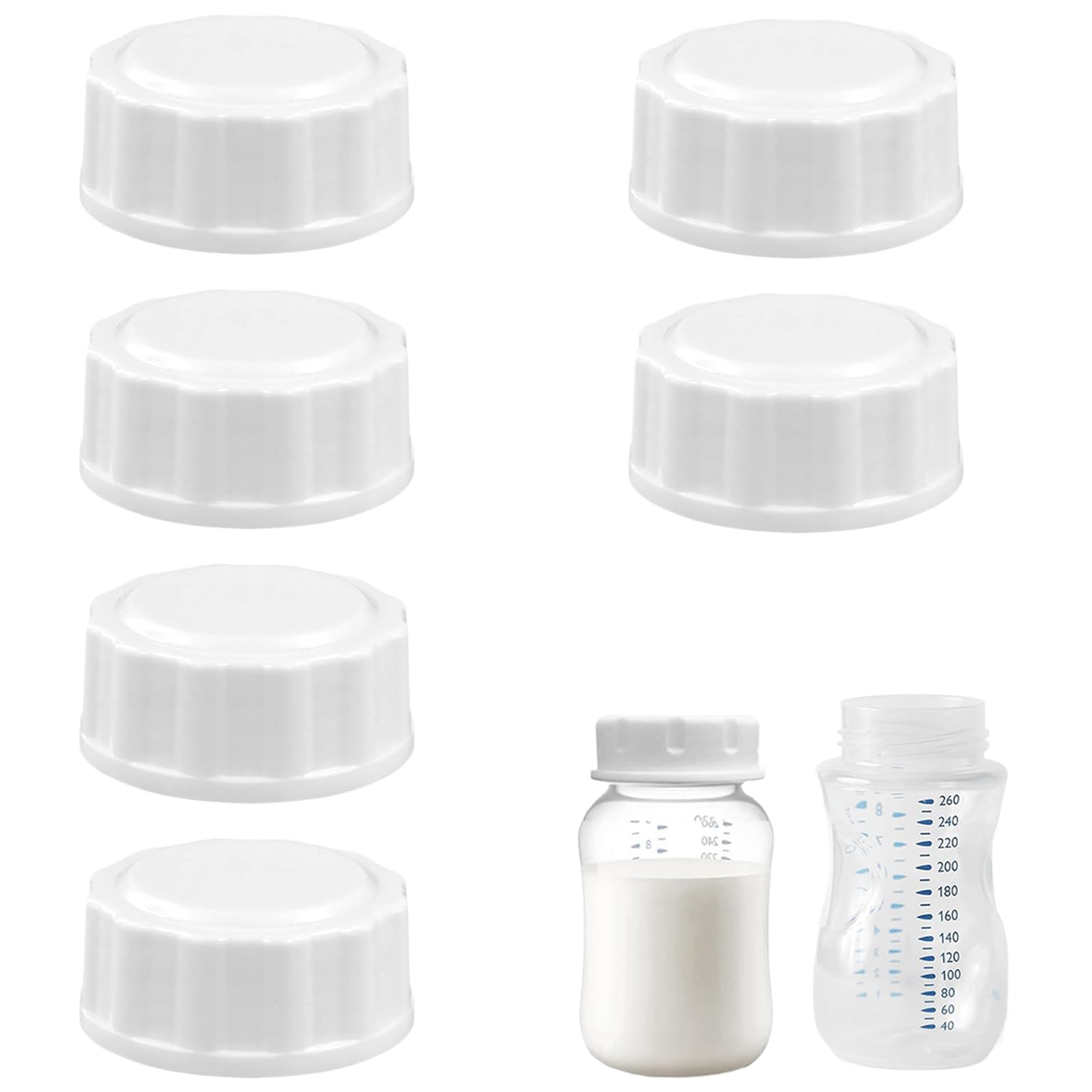 6 chiusure per bottiglie da viaggio, per bottiglie di vetro Philips Avent, bottiglie di vetro Avent, bottiglie di vetro Avent, bottiglie Avent