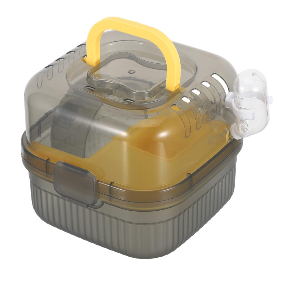 Hamster Transportbox aus Abs mit Doppelschicht, Gelb