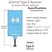 External Type-C Wireless Charging Receiver for Samsung Galaxy A13 A23 A33 A53 A73 5G with Wireless Charger