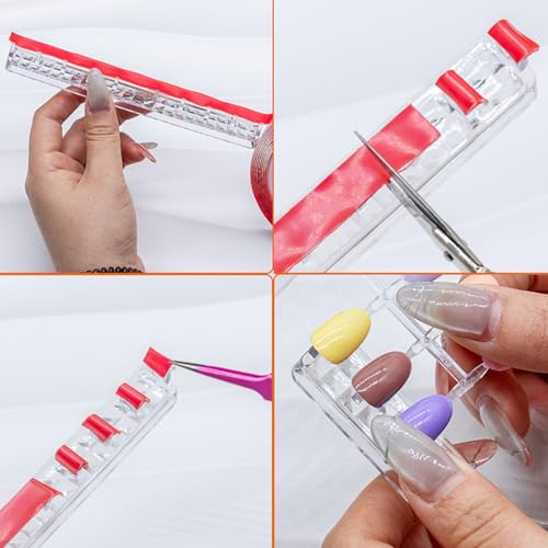 Plataforma Profesional para Práctica de Uñas de Acrílico Transparente miniatura 3