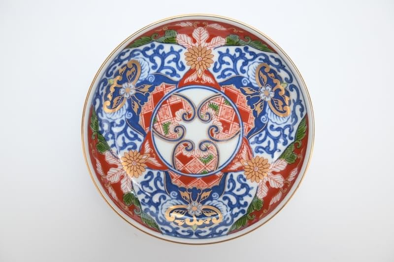 美術有田焼　古伊万里見込地紋　小皿揃　基泉作　賞美堂　木箱発送品　未使用保管品 Amazon | 古伊万里見込地紋 小皿揃 賞美堂 有田焼 其泉 皿 径約