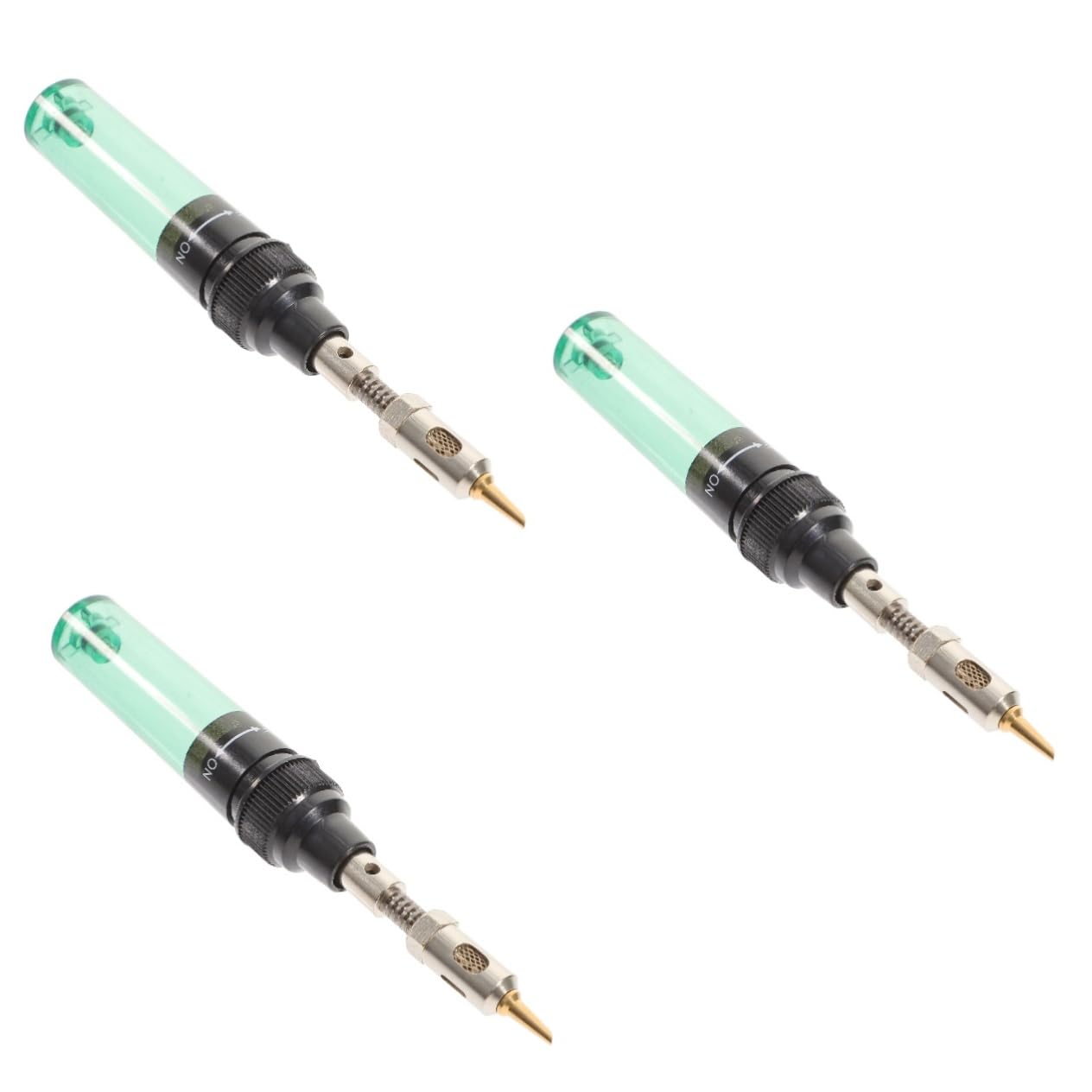 UKCOCO 3sets Saldatore Portatile Senza Fili Penna Saldante Gas Per Riparazioni Elettroniche e Fai Te Strumento Multifunzionale Facile Da Usare Cambio Punte Senza Attrezzi Ricaricabile e