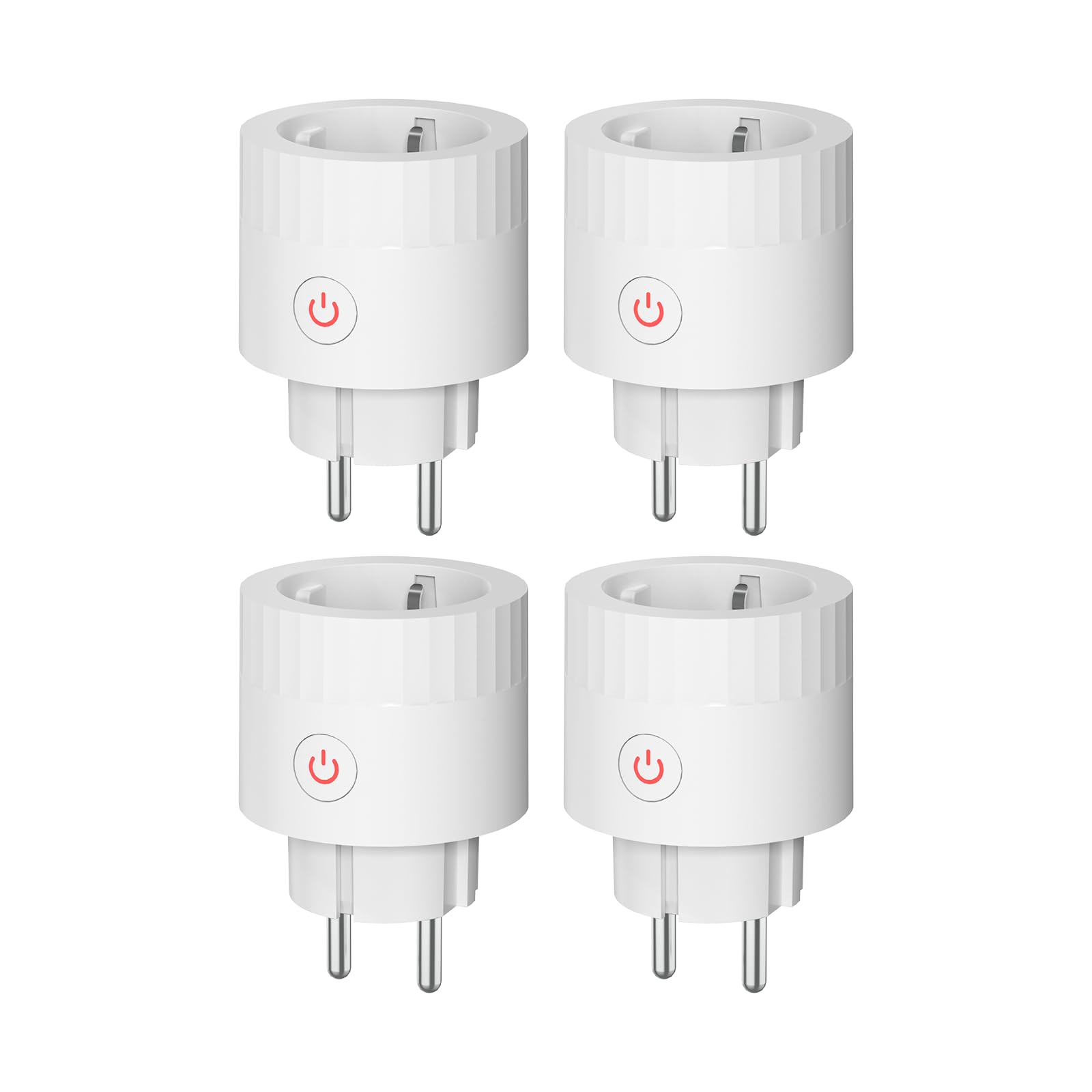 THIRDREALITY Smart Plug E3 z monitorowaniem energii, 4 sztuki, wzmacniacz Zigbee, Remote Control, timer i funkcja harmonogramu, wymagany hub ZigBee, kompatybilny z Home Assistant, SmartThings, Alexa