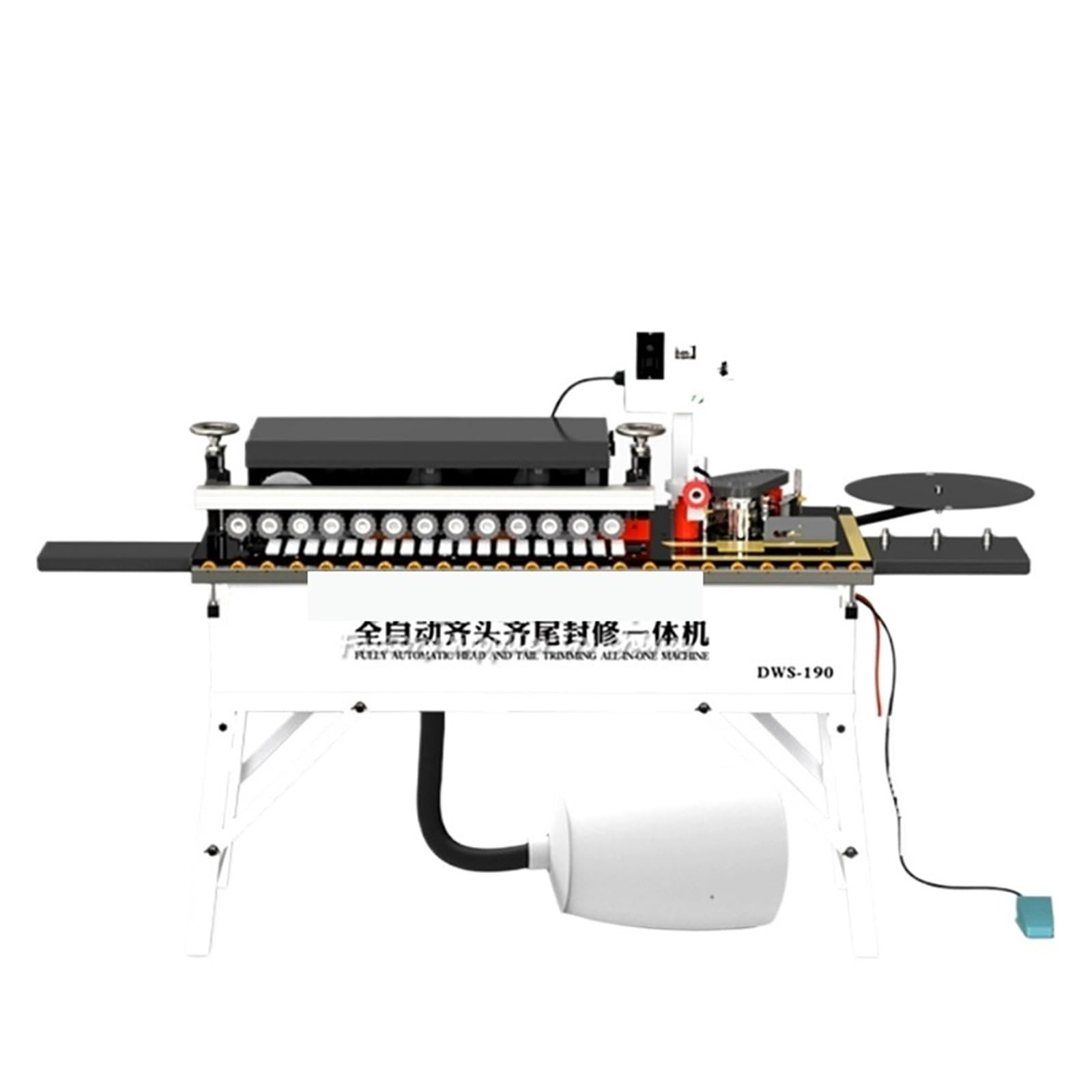 LY-DWS190 LY-DWS210 LY-1280 Edge Banding Machine Fully Automatic Trimming Curved and Straight Dual Use Stable Belt Feeding Speed and Efficiency Improvement(Set 4)