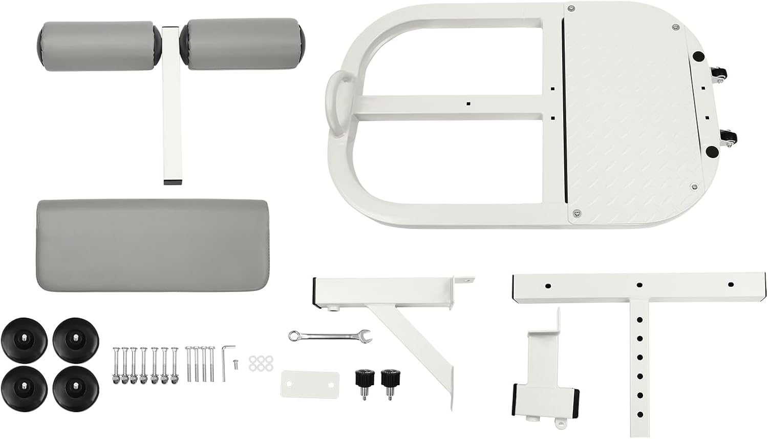 Squat Bench, Multi-Function Deep Squat Bench, 5 Hole Depth Adjustable, 551 lbs Bearing Home Gym Workout Station Squat Machine