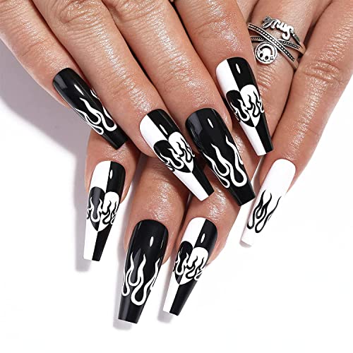 Neckon Unghie finte lucide a forma di serpente