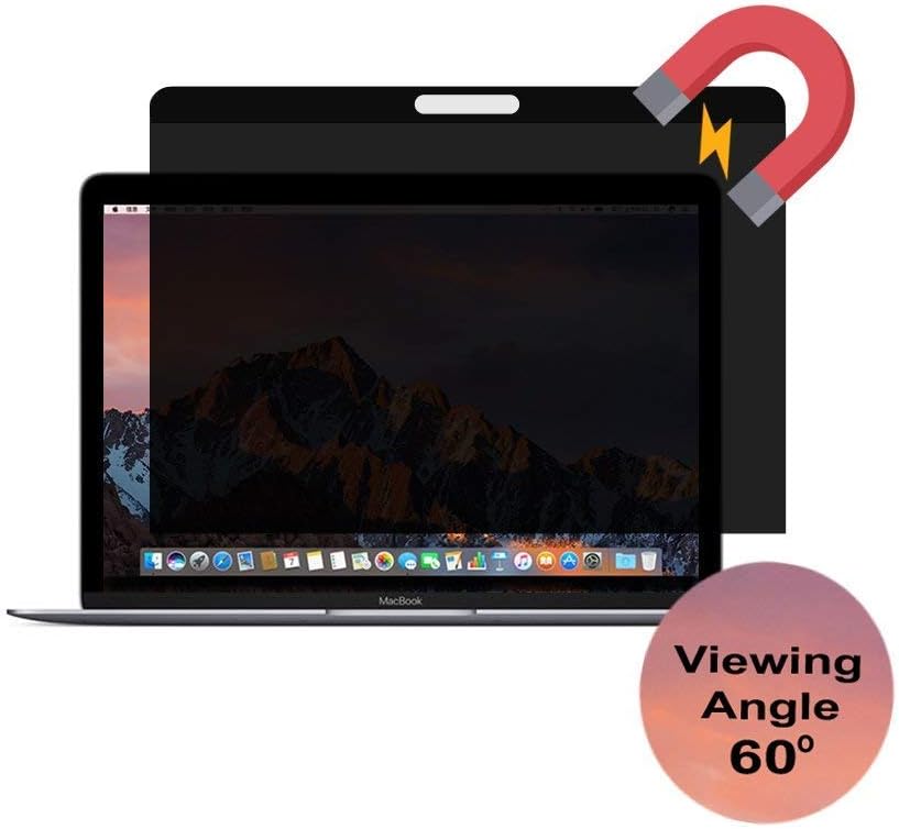 Up To 40% OFF [Upgrade Version]Easy On/Off Ultra Slim Magnetic Privacy Screen Protectors Filter for MacBook Air 13(Model A1369 and A1466)