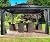 Sojag Outdoor 12' x 14' Mykonos Double Roof Hardtop Gazebo Outdoor Sun Shelter