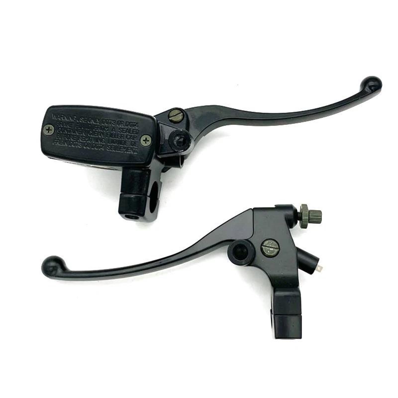 ETEKGVYVA Clutch Brake Lever Set for Shadow for Steed 600 400 for VT600 for VT750 Motorcycle Clutch Lever Front Master Cylinder Hydraulic Brake Lever(1 Pair-B)