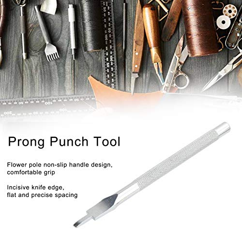 Garosa Leathercraft Hole Punch Kit, High Speed Steel, 4 Piece, Silver - Image 2