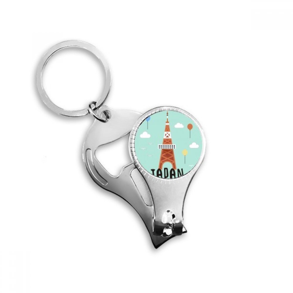 Porte-clés de voiture Tokyo l'accessoire nomade avec coupe-ongles pour votre quotidien