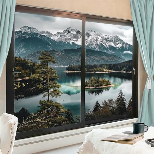 Vinilo decorativo para ventana 27.6x39.4 pulgadas x2 piezas miniatura 1