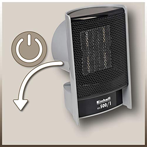 Einhell Verwarmingsventilator KH 500/1 (500 W, hoogwaardig PTC-verwarmingselement, thermostaat, axiale ventilator… - Image 3