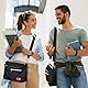 TiMOVO 9-11 Zoll Tablett-Tasche für iPad 10. Generation 10.9, iPad 9/8/7. Gen. 10.2, iPad Air 11/Air 5./4. Gen. 10.9, Galaxy Tab A9+/A9 Plus 11, Anti-Diebstahl Design & Schulterriemen, Schwarz