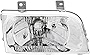 JP Auto Compatible with Kia Sportage Headlight Lamp 1998 1999 2000 2001 2002 Halogen Passenger Right Side