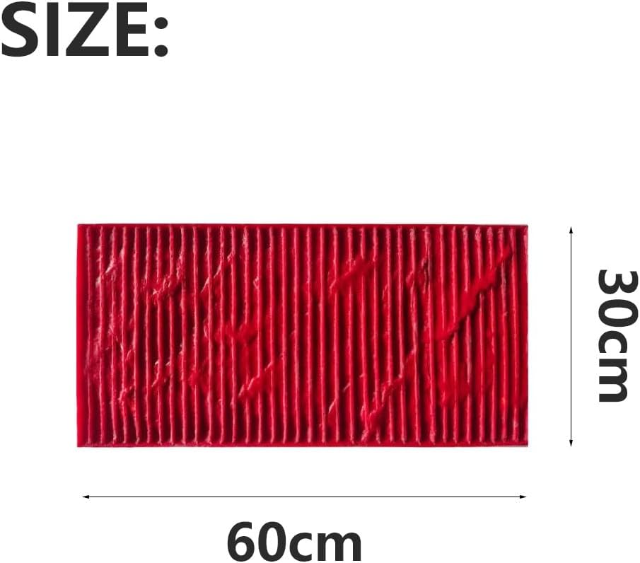 Small Concrete Stamp Pad, Vertical Groove Stone Stamp Mold, Cement Seamless Stamp Mat, for Outdoor Landscaping Stone Forms