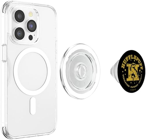 Miniatura 4 de Harry Potter House Hufflepuff Dedication Patience Loyalty PopSockets MagSafe PopGrip para iPhone