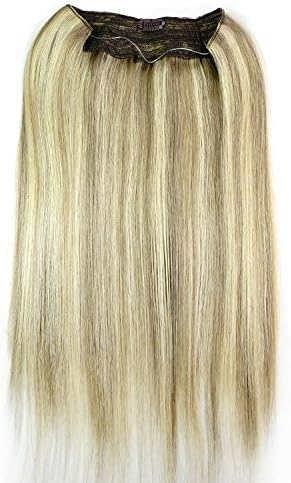 Highlight #F18/24 3.5OZ 18" European Hair Clip In Extension Flip In w/Hidden Halo