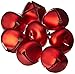 Holiday Jingle Bells, 25mm, Matte Red (8 Bells)