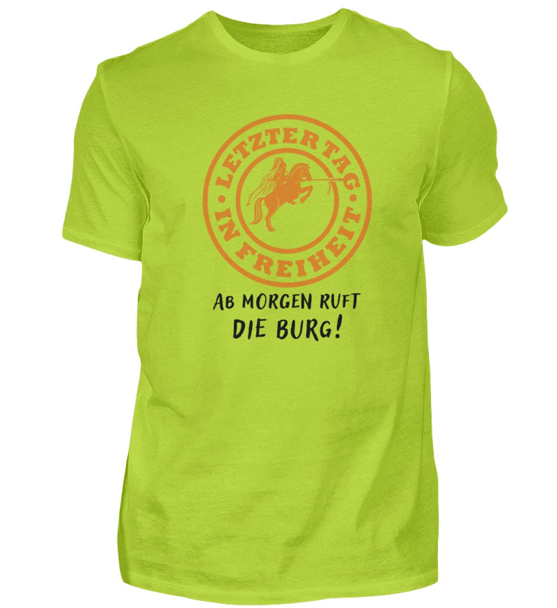 generisch Ginebra el último día en Libertad: Despedida de Soltero, JGA – Camiseta para Hombre Acid Yellow. L