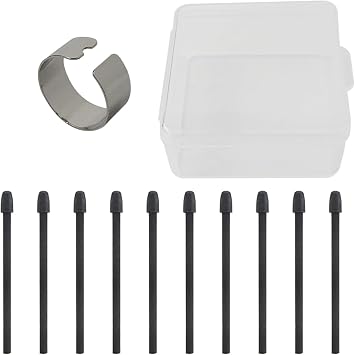 10Pcs 1.6mm Pen Tips Replacement for BOOX Pen Plus/Pen2 Pro/Max Lumi2/Note Air2/Note5/Nova Air C Stylus/Triangular Pen/SofterRound-Shaped Stylus Tip, Nib