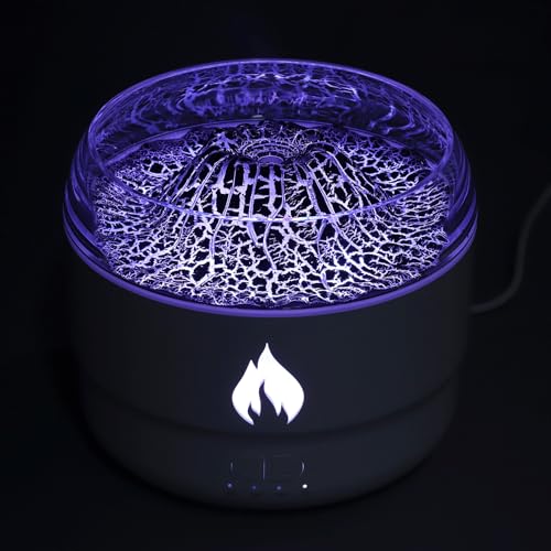 Difusor aromático eléctrico con luz LED y tanque 280ml miniatura 3