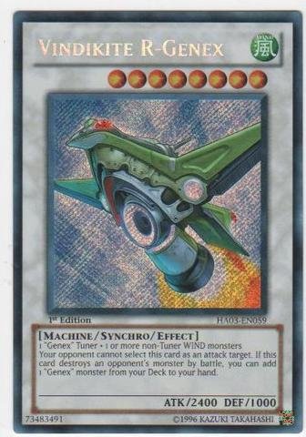Amazon.com: Yu-Gi-Oh! - Vindikite R-Genex (HA03-EN059) - Hidden Arsenal  3-1st Edition