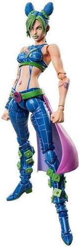 Medicos JoJo's Bizarre Adventure Part 6: Chozo Kado Jolyne Cujoh Super Action Figura de estatua de acción, multicolor