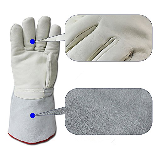 Cryogenic Gloves Waterproof Low Temperature Resistant LN2 Liquid Nitrogen Protective Gloves Cold Storage Safety Frozen Gloves - Thumbnail 2