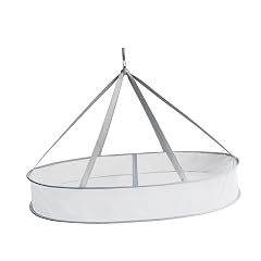 Portable Sweater Rack Foldable Mesh Net Storage Rack with Hook Windproof Polyester Suitable for Delicate Clothes Flowers Swimsuits