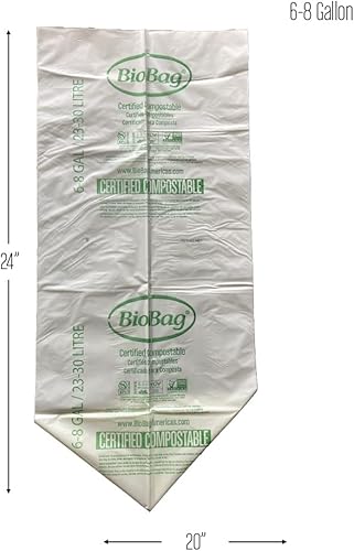 Miniatura 2 de BioBag USA Bolsa compostable de 6 a 8 galones 45 unidades