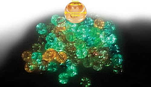 Vista 29 de Kit de 200 cuentas para hacer joyas, bricolaje, trenzar el cabello, pulsera, adornos, manualidades, poni redondo extra grande + 2 cuentas incluidas