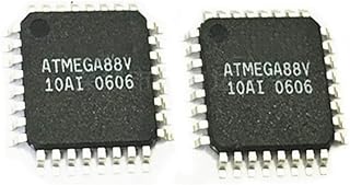 2 PCS ATMEGA88V-10AI ATMEGA88V QFP-32