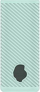 Funda de silicona de diseño aerodinámico construida específicamente para la forma de tu moneda de diez centavos Skullcandy (hierba verde)