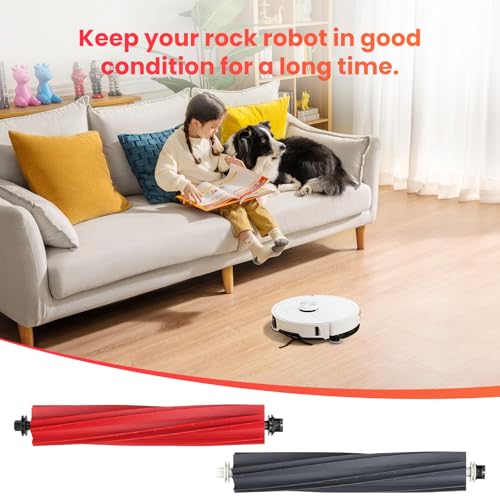 Image of 1 Set Main Brush Replacement for Roborock S8 / S8+ / S8 Pro Ultra / S8 MaxV Ultra / S8 Max Ultra / Q5 Pro / Q5 Pro+ / Q5 Max+ / Q8 Max / Q8 Max+ / Qrevo Master /Qrevo Slim Vacuum Roller Brush Parts