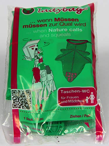 Pfiffig-Wohnen ladybagu00ae - Das Mobile Einweg-WC für Frauen 5er Set