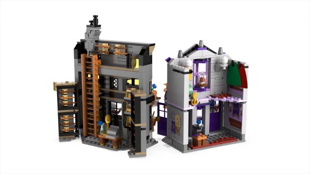 コレクション kanata LEGO Harry Potter Sklepy Ollivandera i Madame Malkin, Zestaw