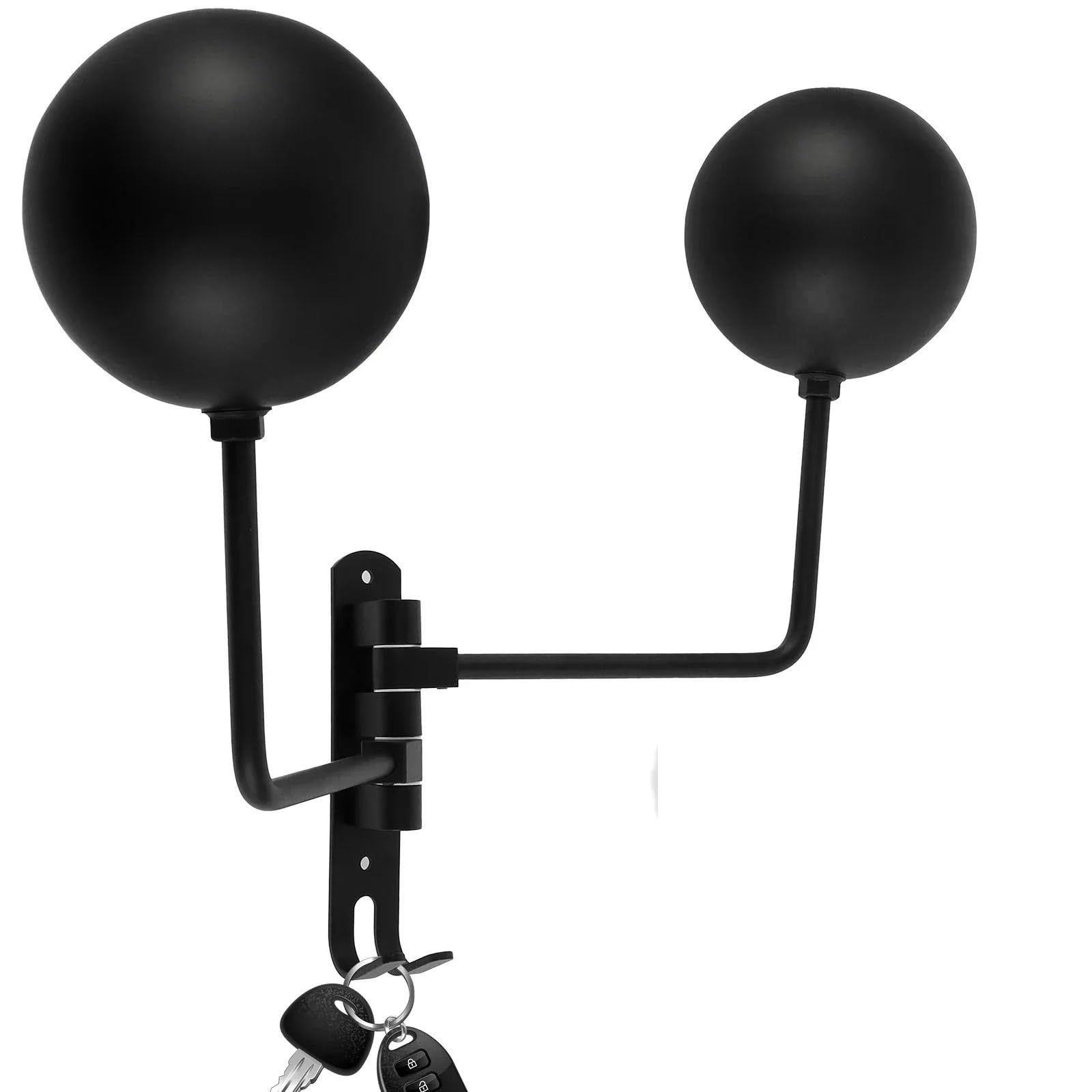 Helmhalterung Wand Motorradhelmhalter, Wandhalterung, 180 ° drehbar, Helmaufhänger, Helmständer, Aufbewahrungshaken for Motorrad-Fahrradhelme