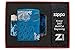 Zippo Armor High Polish Blue Skull Design Pocket Lighter