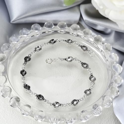 Cute and Charming Ladybug .925 Sterling Silver Link Bracelet3