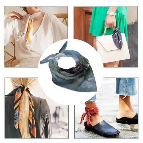 Washington Crossing The Delaware Womens Head Scarf Soft Bandana Neck Scarf Hair Warp4