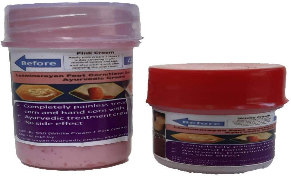laxminarayan Ayurvedic Foot Corn Remover, Hand Corn Remover, Callus Remover, Kapasi Remover Cream/Malam