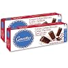 Gavottes French Dark-Chocolate-Covered Mini Crispy Crepes 2 Pack | Ready to eat Crispy Crepes | Crispy Crepes From France | Mini Chocolate Covered Crispy Crepes (2 Packs of 18 | 2 x 3.17oz/90g)