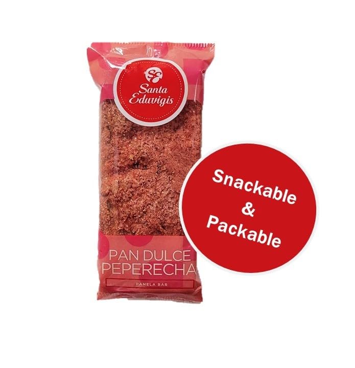 Miniatura 2 de SANTA EDUVIGIS Panela Bar Pastelería Salvadoreña  Peperecha Salvadoreña Dulce de Panela  1.48 onzas cada bolsa  26.6 onzas en total (paquete de 18)