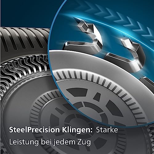 Philips Shaver Series 5000 – Elektrischer Nass- und Trockenrasierer für Herren mit ausklappbarem Trimmer, Ladestation & Reiseetui (Model S5884/35) – Bild 5