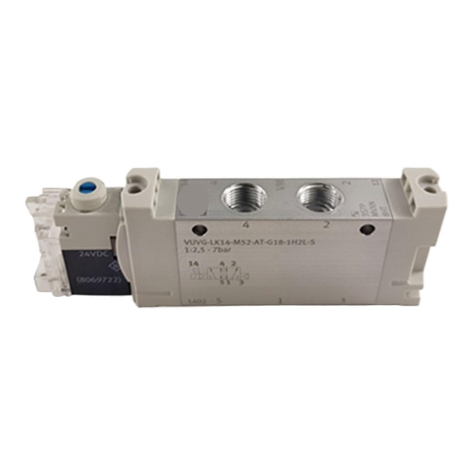 Électrovanne T32C-AT-G18-1H2L-S avec corps robuste pour distribution de fluide stable