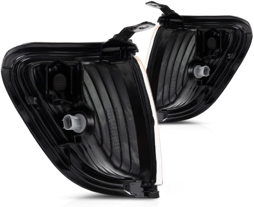 For Toyota Tacoma 2001 2002 2003 2004 Side Marker Light Assembly Driver And Passenger Side | Pair | Black(209) | TO2520163 TO2521163