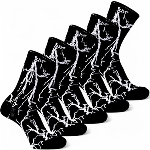 Pure Cottn 5 Pair Socks Soft Fabric, Unique Pattern, High Ankle, Full-Length Comfortable For Men Stretchable Free Size Anti Odur Sweat Free Anti Slip