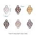 PH PandaHall 24 Sets 6 Color Rhinestone Ball Magnetic Beads Clasp Buckle for Bracelet Necklace Jewelry