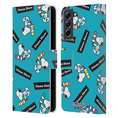 Cadeau idéal Peanuts coque portefeuille personnalisée Snoopy Samsung S21 FE
